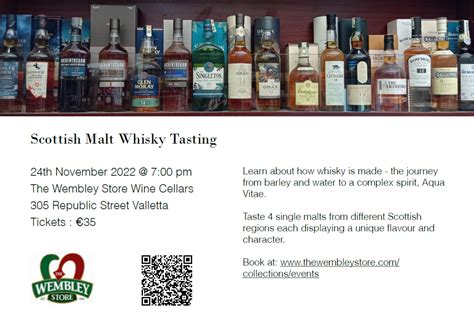 Scottish Malt Whisky Tasting – The Wembley Store