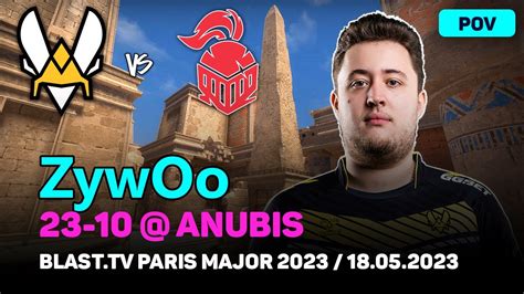 CSGO POV Vitality ZywOo 23 10 Vs Into The Breach Anubis BLAST Tv