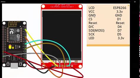 TFT LCD Screen Wifi Scan In Nodemcu Esp8266 YouTube