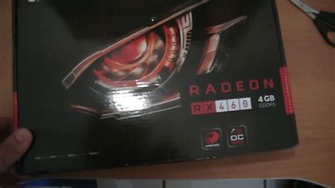 Unboxing Gigabyte Radeon Rx 460 4gb Windforce Oc Youtube