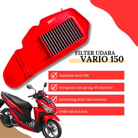 Saringan Udara Vario 150 125 Filter Udara Xtreme Ferrox Ferox Saringan