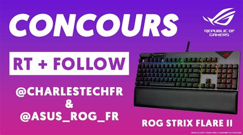 Rog France On Twitter Rt Charlestechfr Concours Tu Veux Enfin