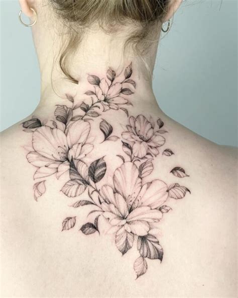 Flower Tattoos For Back Of Neck | Best Flower Site