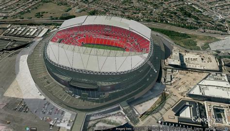 Google Earth View Of Of The Most Iconic Football Stadiums In The World