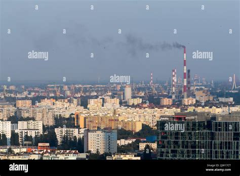 Gdansk Power Station Elektrocieplownia Wybrzeze And Gdansk Refinery