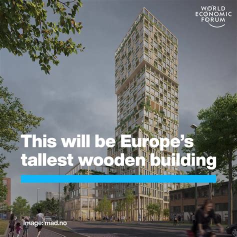 This Will Be Europes Tallest Wooden Building World Economic Forum