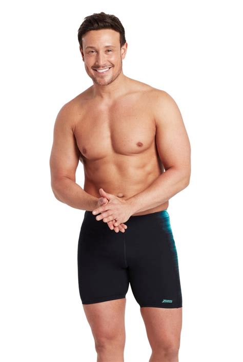 Zoggs Panelled Mid Jammer Men Pipeline Splish Splash Swimwear