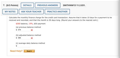 Solved Points Details Previous Answers Smithnm Chegg