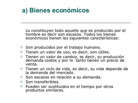 Cap Ii Proceso Economico Necesidades Y Bienes