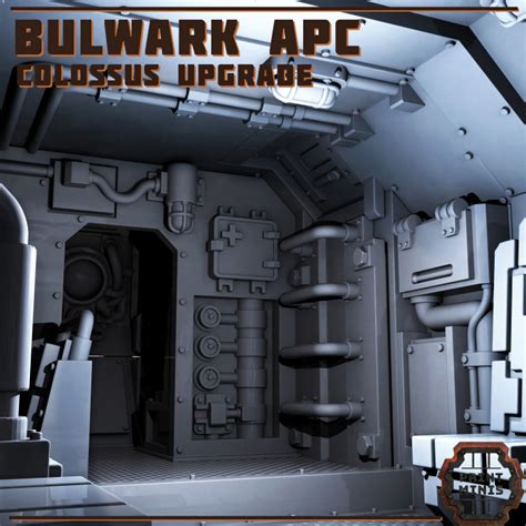 3d Printable Full Bulwark Colossus Apc By Print Minis