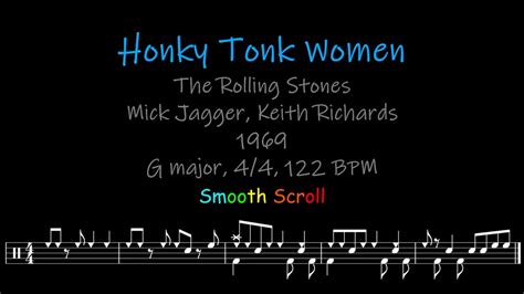 Honky Tonk Women Chords Lyrics And Timing Youtube