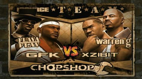 Def Jam Fight For Ny Flava Flav Gfk Vs Xzibit Warren G Hard