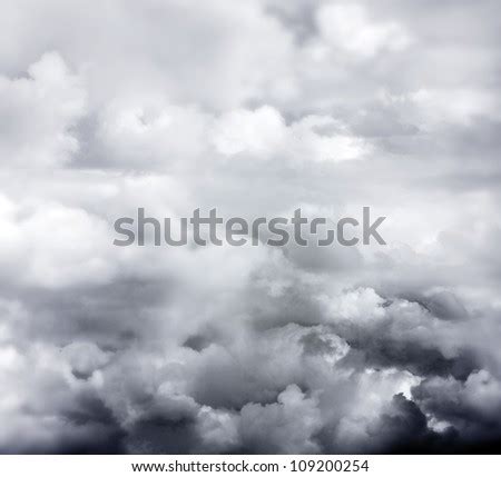 Dark Ominous Clouds. Dramatic Sky Background Stock Photo 109200254 ...