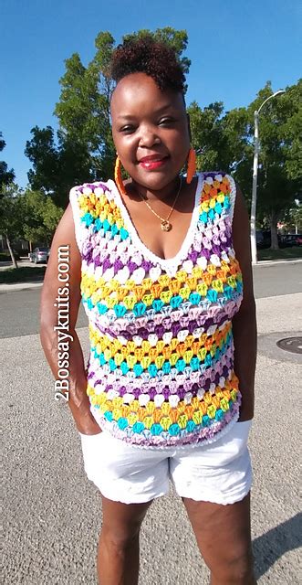 Ravelry Hot Girl Summer Tank Top Pattern By Michelle T Bossayknits