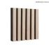 Natural Oak Veneer Finish Acoustic Panel Wooden Slat Wall Perforated