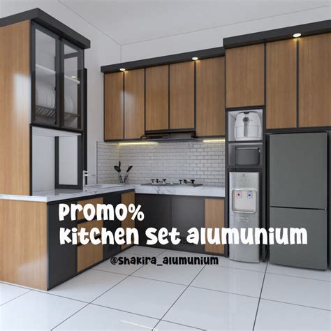 Jual PROMO Kitchen Set Aluminium Kitchen Set Minimalis Kitchen Set Anti