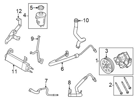 Ford F 350 Super Duty Power Steering Reservoir Hose Lc3z3691b