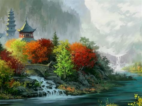 自然风景油画mac高清壁纸柠檬吥萌 站酷zcool