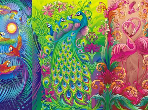 Triptych Birds By Tatyanaprokofieva On Dribbble