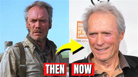 Unforgiven 1992 Then And Now 2023 Clint Eastwood How They