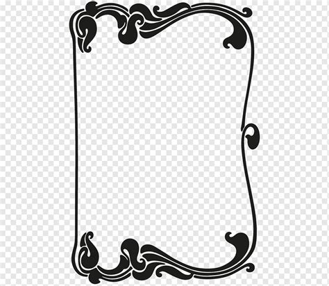 Decorative Borders Art Nouveau Decorative Arts Design Border Frame