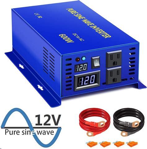 Xyz Invt W Pure Sine Wave Inverter V To V V Solar Power