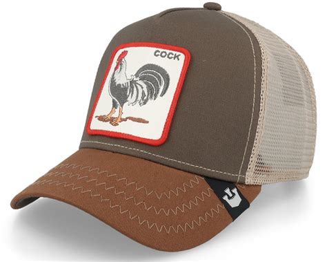 The Cock Olive Khaki Trucker Goorin Bros Gorra Hatstore Mx