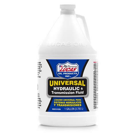 Lu10017 Lucas Universal Hydraulic And Transmission Fluid 1 Gal Jug