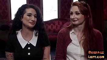 Ginger bdsm sous ligoté et baisé dans un trio pervers XVIDEOS