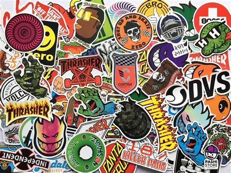 Sticker Skateboard Stickers Skate Autoadhesivos Al Azar Mercado Libre