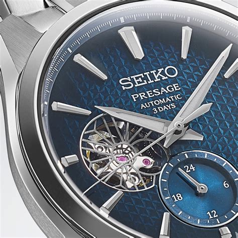 Seiko Presage Sharp Edged Automatic Open Heart Spb J