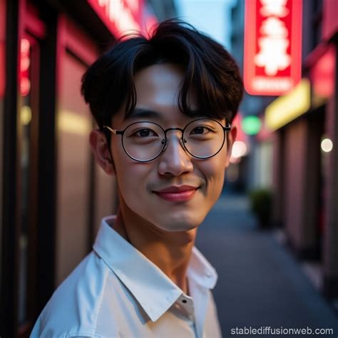 Korean Idol In Urban Twilight Stable Diffusion Online