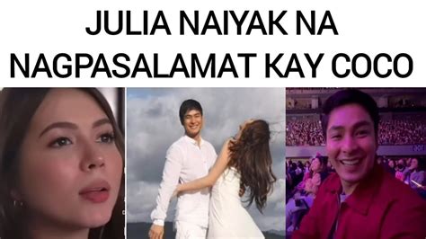 JULIA MONTES HALOS MAIYAK NA NAGPASALAMAT KAY COCO MARTIN Cocojuls