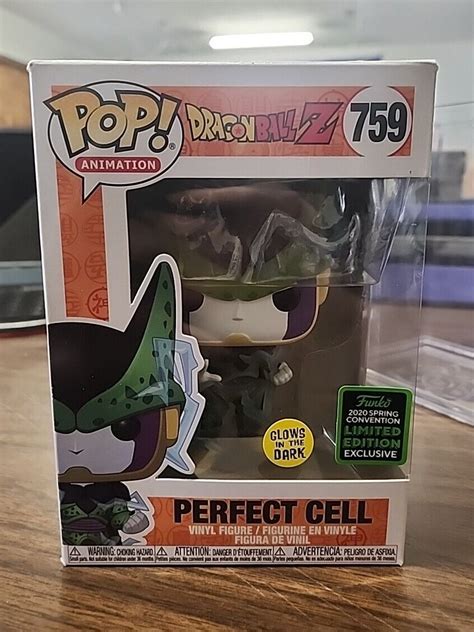 Funko Pop Perfect Cell Glow In The Dark Dragon Ball Z Spring