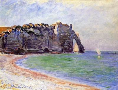 Puerto de Aval Etretat Port d Aval Claude Monet Análisis del Cuadro