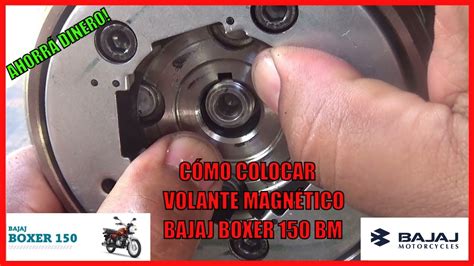 CÓMO COLOCAR VOLANTE MAGNÉTICO BAJAJ BOXER 150 BM YouTube