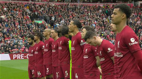 Sportbible On Twitter Liverpool Fans Boo The National Anthem Ahead Of