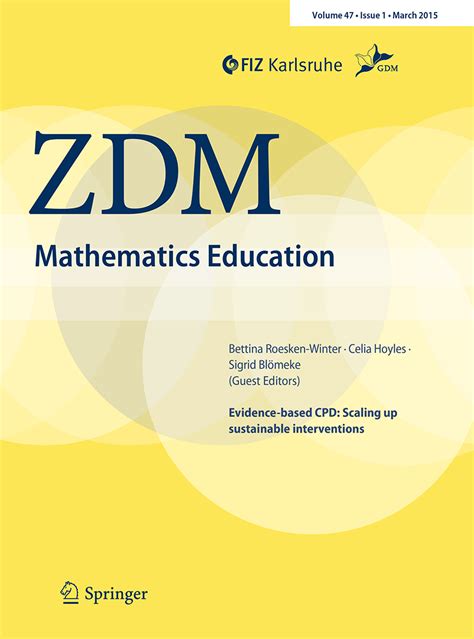 Publisher Correction: Epistemological justification | ZDM – Mathematics ...