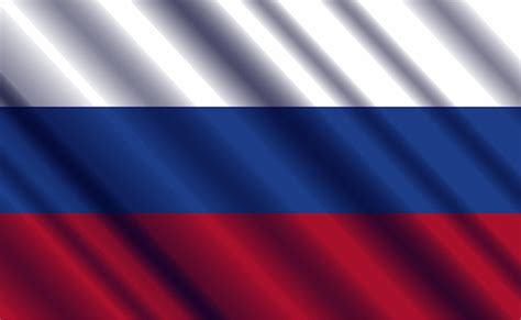 Premium Vector Russian Flag Design Vector Illustration