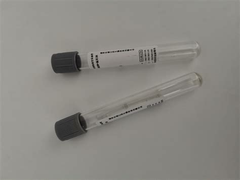 Gray Cap Medical Use Disposible Vacuum Blood Collection Tube Blood