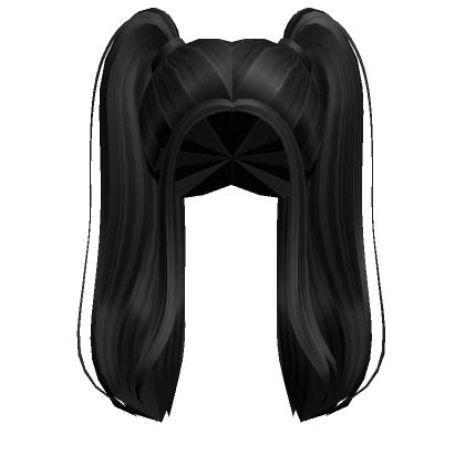 Long Black High Set Pigtails Roblox Item Rolimon S