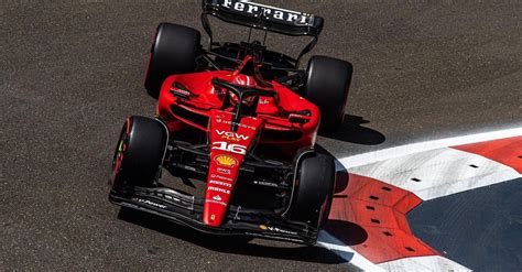 Griglia Di Partenza F Gp Azerbaijan Pole Per Ferrari Con Leclerc