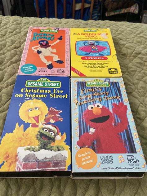 Sesame Street Vhs Lot