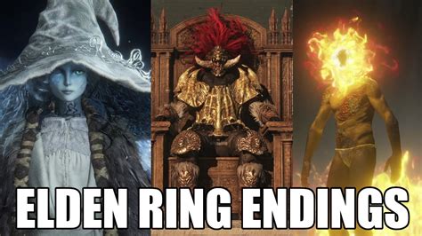 All Major Endings Elden Ring Youtube