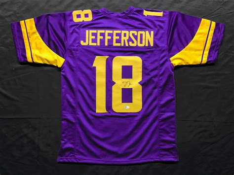 Justin Jefferson Signed Jersey (Beckett COA) | Pristine Auction