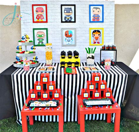 POP Justice League Birthday Party - Project Nursery