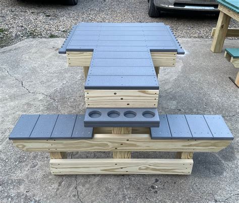 Plastic Topped Shooting Benches