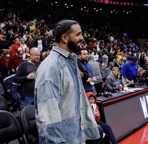 Drake at a Basketball Game in 2024