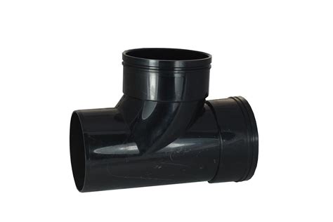 Soil Solvent Weld Mm Double Socket Degree Tee Black Navigator Msl