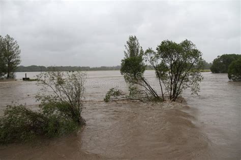 Flooding river stock photo. Image of overflow, global - 14342426